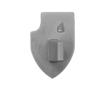 Warhammer 40k Bitz: Dark Angels - Inner Circle Companions - Torso C2c - Accessory, Shoulder Shield