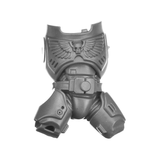Warhammer 40k Bitz: Space Marines - Primaris Eradicators - Torso A1b - Front