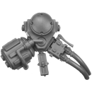 Warhammer 40k Bitz: Space Marines - Primaris Eradicators - Weapon A2c - Tube, Sergeant
