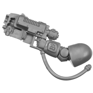 Warhammer 40k Bitz: Space Marines - Primaris Inceptors - Weapon B4b1 - Plasma Exterminator, Left