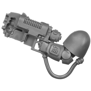 Warhammer 40k Bitz: Space Marines - Primaris Inceptors - Weapon B4c1 - Plasma Exterminator, Left