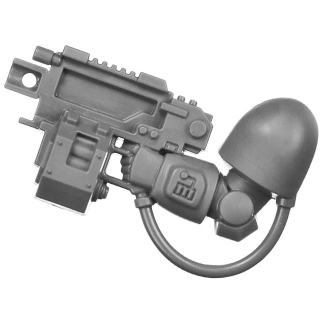 Warhammer 40k Bitz: Space Marines - Primaris Inceptors - Waffe A4c - Angriffsbolter, Links