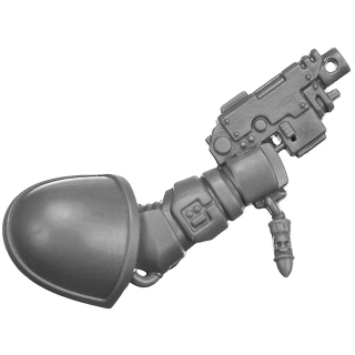 Warhammer 40k Bitz: Space Marines - Infernus Squad - Torso E3d - Schwere Boltpistole, Sergeant, Rechts