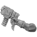 Warhammer 40K Bitz: Orks - Beast Snagga Boyz - Torso A2b - Slugga, Right