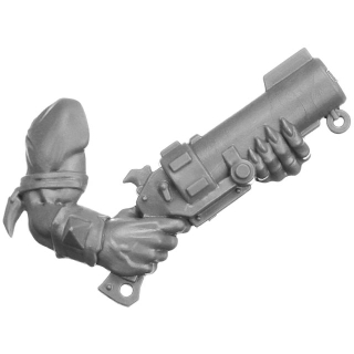 Warhammer 40K Bitz: Orks - Beast Snagga Boyz - Torso B2c - Thumb Gun, Right