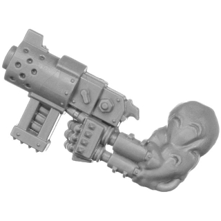 Warhammer 40K Bitz: Orks - Beast Snagga Boyz - Torso C2a - Bionic Arm, Slugga, Left