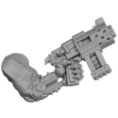 Warhammer 40K Bitz: Orks - Beast Snagga Boyz - Torso C2a - Bionic Arm, Slugga, Left