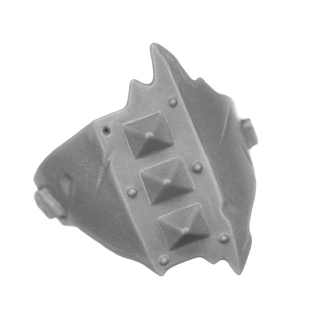 Warhammer 40K Bitz: Orks - Beast Snagga Boyz - Torso D3a - Schulterpanzer, Rechts