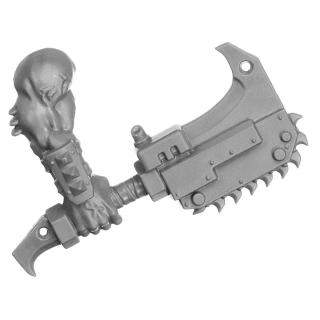 Warhammer 40K Bitz: Orks - Beast Snagga Boyz - Torso E2a - Choppa, Right
