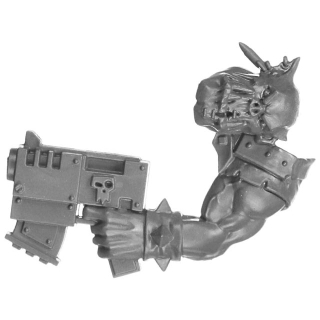 Warhammer 40K Bitz: Orks - Boyz - Torso B2a - Slugga+Head