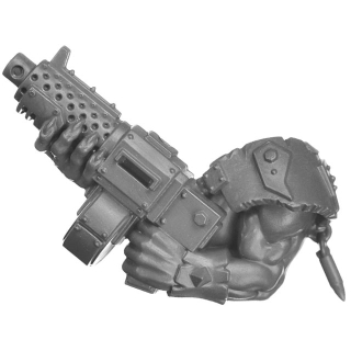 Warhammer 40K Bitz: Orks - Boyz - Torso F3b - Shoota, Left