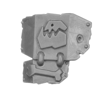 Warhammer 40K Bitz: Orks - Squighog Boyz - Torso C2h - Rüstungsplatte, Rechts