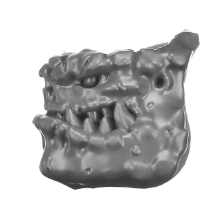 Warhammer 40K Bitz: Orks - Squighog Boyz - Torso D1a - Kopf, Links