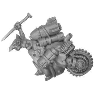 Warhammer 40K Bitz: Orks - Squighog Boyz - Torso D4c - Körper, Links