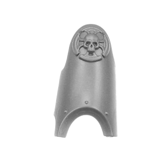 Warhammer 40k Bitz: Dark Angels - Deathwing Knights - Torso A1g - Knee Armor, Right