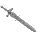 Warhammer 40k Bitz: Dark Angels - Deathwing Knights - Torso A2c - Power Sword, Right