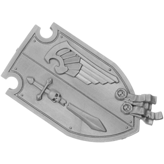 Warhammer 40k Bitz: Dark Angels - Deathwing Knights - Torso A4c - Sturmschild, Links