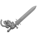 Warhammer 40k Bitz: Dark Angels - Deathwing Knights - Torso B2b - Power Sword, Right