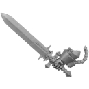 Warhammer 40k Bitz: Dark Angels - Deathwing Knights - Torso B2b - Power Sword, Right