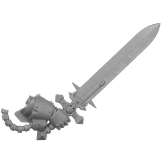 Warhammer 40k Bitz: Dark Angels - Deathwing Knights - Torso C2b - Energieschwert, Rechts