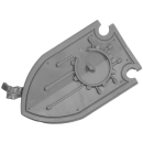 Warhammer 40k Bitz: Dark Angels - Deathwing Knights - Torso C3b - Storm Shield, Left