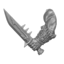 Warhammer AoS Bitz: Chaos - Bloodreavers - Waffe B1a - Messer, Links