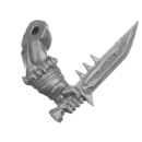 Warhammer AoS Bitz: Chaos - Bloodreavers - Waffe B1a - Messer, Links