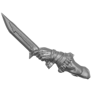 Warhammer AoS Bitz: Chaos - Bloodreavers - Weapon B2a - Knife, Left
