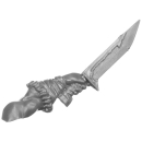 Warhammer AoS Bitz: Chaos - Bloodreavers - Weapon B2a - Knife, Left