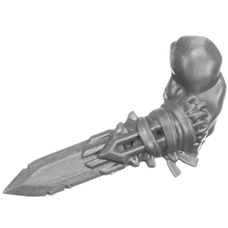 Warhammer AoS Bitz: Chaos - Bloodreavers - Waffe B4a - Messer, Links