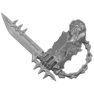 Warhammer AoS Bitz: Chaos - Bloodreavers - Waffe B5a - Messer, Links