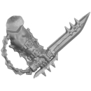Warhammer AoS Bitz: Chaos - Bloodreavers - Waffe B5a - Messer, Links