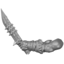 Warhammer AoS Bitz: Chaos - Bloodreavers - Weapon B9b - Knife, Left