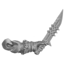 Warhammer AoS Bitz: Chaos - Bloodreavers - Weapon B9b - Knife, Left