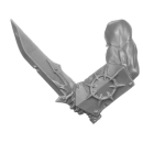 Warhammer AoS Bitz: Chaos - Bloodreavers - Waffe B9c - Messer, Links