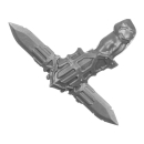 Warhammer AoS Bitz: Chaos - Bloodreavers - Waffe B9d - Messer, Links