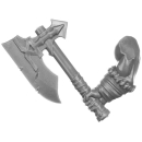 Warhammer AoS Bitz: Chaos - Bloodreavers - Weapon C1a - Axe, Right