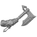 Warhammer AoS Bitz: Chaos - Bloodreavers - Weapon C6a - Axe, Right