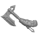 Warhammer AoS Bitz: Chaos - Bloodreavers - Weapon C6a - Axe, Right