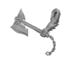 Warhammer AoS Bitz: Chaos - Bloodreavers - Weapon C7a - Axe, Right