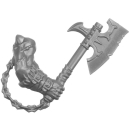 Warhammer AoS Bitz: Chaos - Bloodreavers - Weapon C9a - Axe, Right