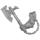 Warhammer AoS Bitz: Chaos - Bloodreavers - Weapon C9a - Axe, Right