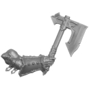 Warhammer AoS Bitz: Chaos - Bloodreavers - Weapon C9b - Axe, Right