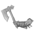 Warhammer AoS Bitz: Chaos - Bloodreavers - Weapon C9b - Axe, Right