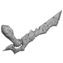 Warhammer AoS Bitz: Chaos - Slaughterpriest - Torso A3a - Hackblade, Rechts