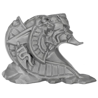Warhammer ToW Bitz: High Elf Realms - White Lions of Chrace - Lion Statue A2 - Right