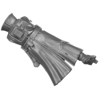 Warhammer 40k Bitz: Death Korps of Krieg - Command Squad - Torso A1a - Back, Lord Commissar