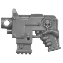 Warhammer 40k Bitz: Death Korps of Krieg - Command Squad - Torso B5c - Boltpistole, Rechts