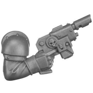 Warhammer 40k Bitz: Death Korps of Krieg - Command Squad - Torso C5a - Laspistol, Right