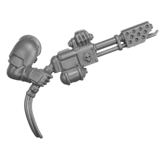 Warhammer 40k Bitz: Death Korps of Krieg - Command Squad - Torso E5a - Flamenwerfer